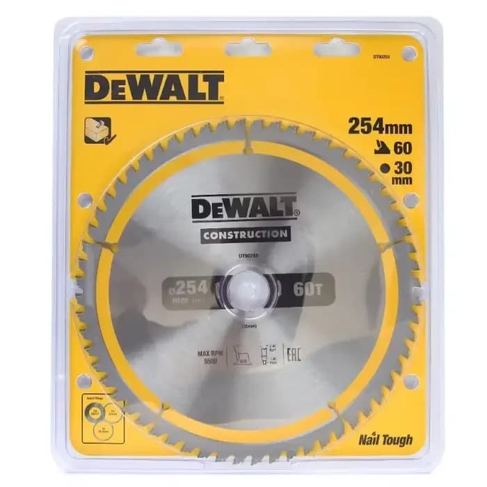DEobcuT DT90272 DT90250 254MM * 60T/80T Construction Scie Circulaire Lame Accessoires Pour Outils Électriques DT90272-A9 DT90250-A9