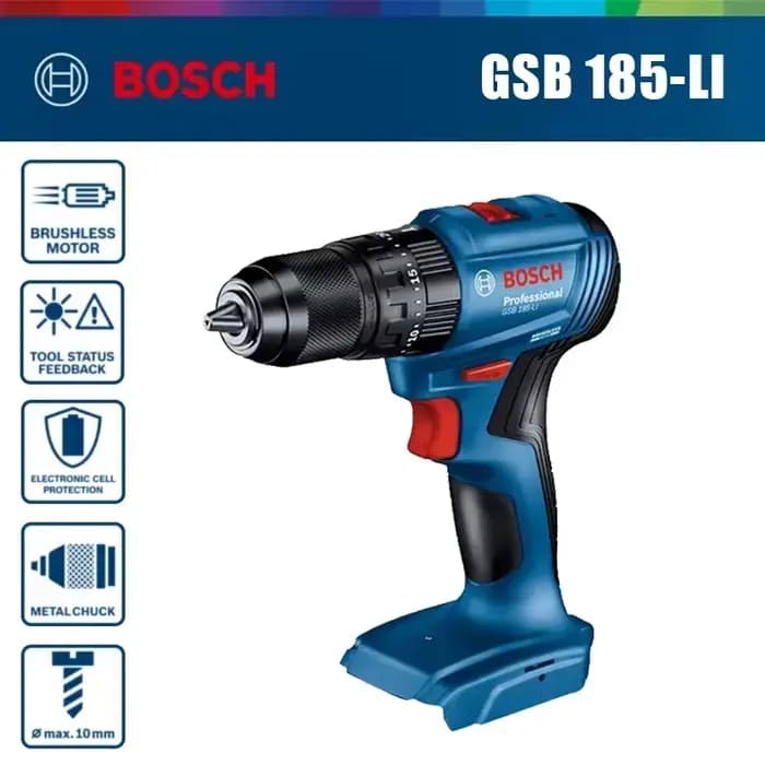 Perceuse à percussion sans fil Bosch GSB 185-LI 18V