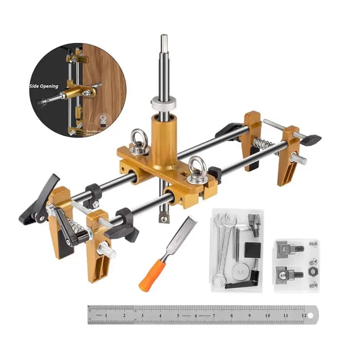 Outils multifonctions pour trous de porte en bois
