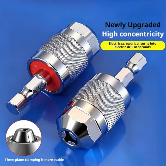 Adaptateur de mandrin de perceuse à trois griffes à queue hexagonale