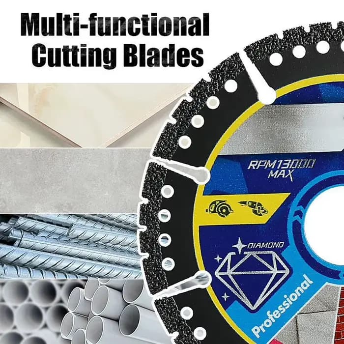 Lames de coupe multi-matériaux pour meuleuse d'angle : métal