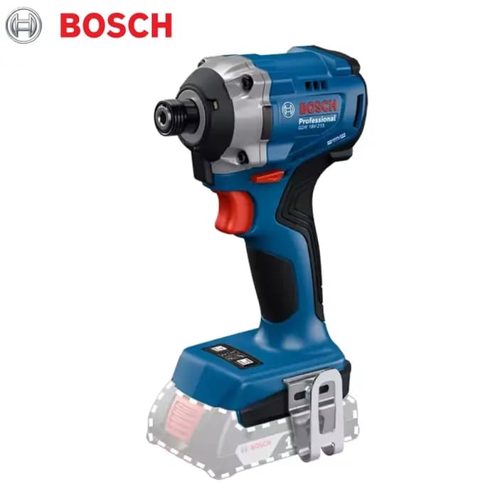 BOSCH GDR 18 V-215 pilote d'impact sans fil professionnel 215 Nm perceuse à percussion sans brosse 1/4 "outils électriques hexagonaux internes GDR18V-215