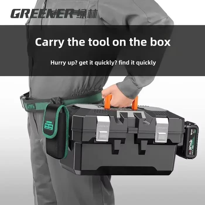Boîte de rangement d'outils multifonctionnelle avec matériel à suspension rapide pour les mécaniciens