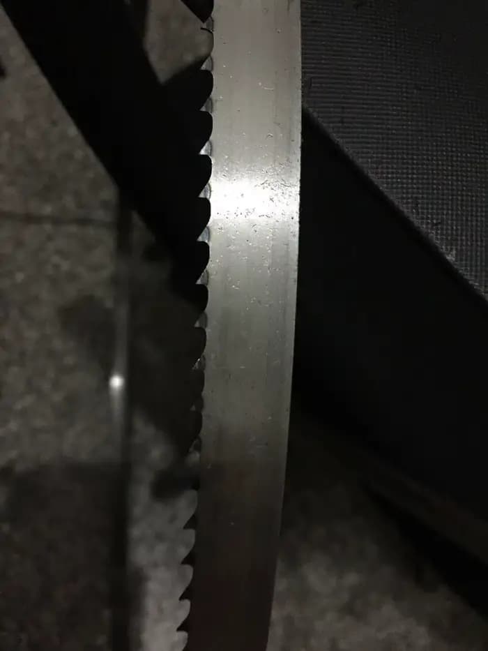 3 lames de scie à ruban de viande 16*0.5*1650mm pour os