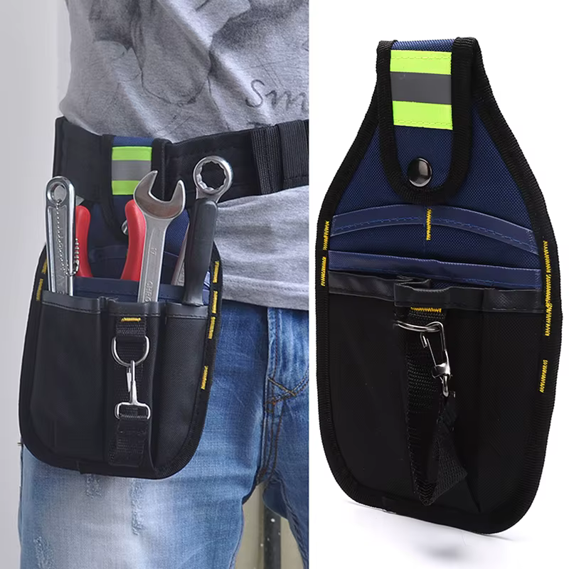 Porte-outils, pochette, fixation de ceinture de travail pour électriciens de bricolage, charpentiers