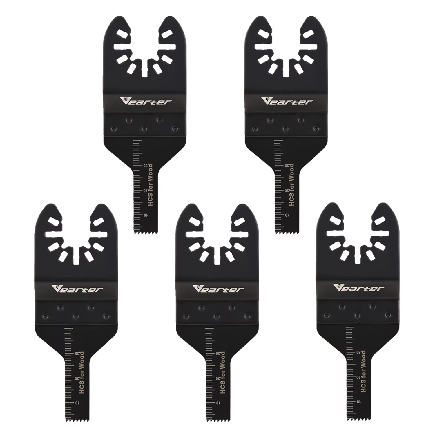 Vearter – ensemble de lames de scie oscillantes multi-outils, 10-68mm, 5 pièces, universelles pour b