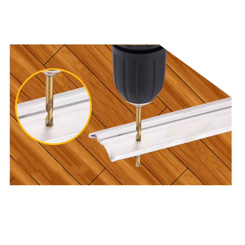STONEGO 13 pièces 1.5mm-6.5mm jeu de forets titane enduit acier rapide tige hexagonale ouvre-trou po