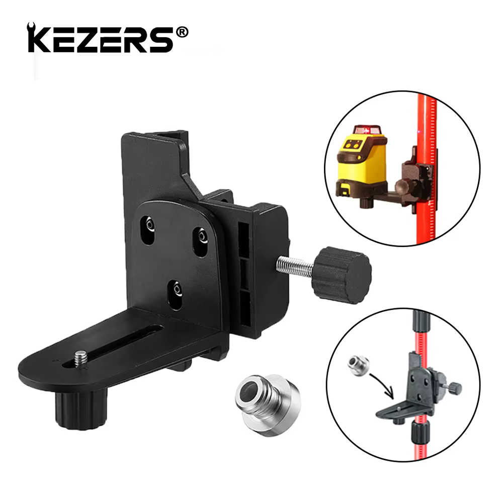 KEZERS – support de niveaux Laser multifonctionnels, pince/support, interface 1/4 ou 5/8 pouces 360 