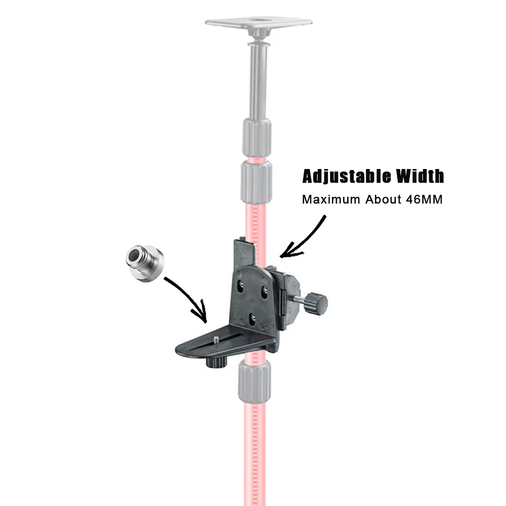 KEZERS – support de niveaux Laser multifonctionnels, pince/support, interface 1/4 ou 5/8 pouces 360 
