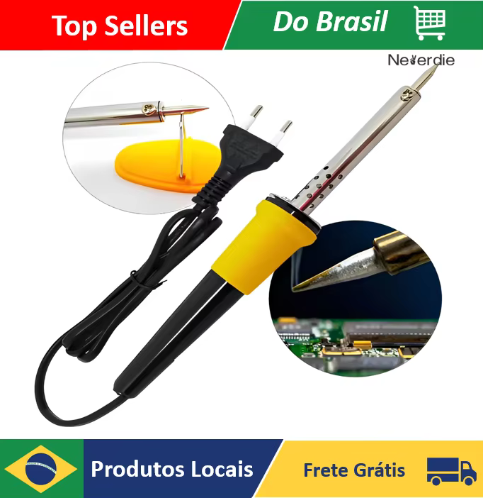 Kit de fer à souder 110V ou 220V, soudeur 40W ou 60W avec 18 degrés-Neverdie store
