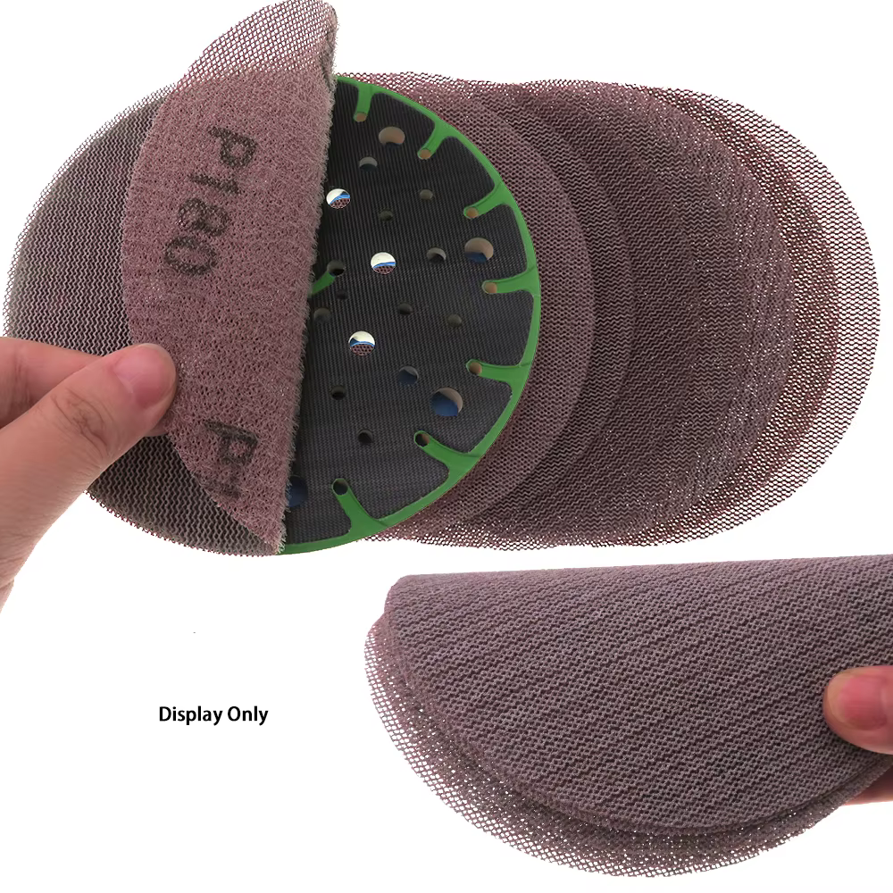 Disques de ponçage en filet Anti-poussière, grain 80 – 600, 6 pouces, grain 150mm, crochet et boucle