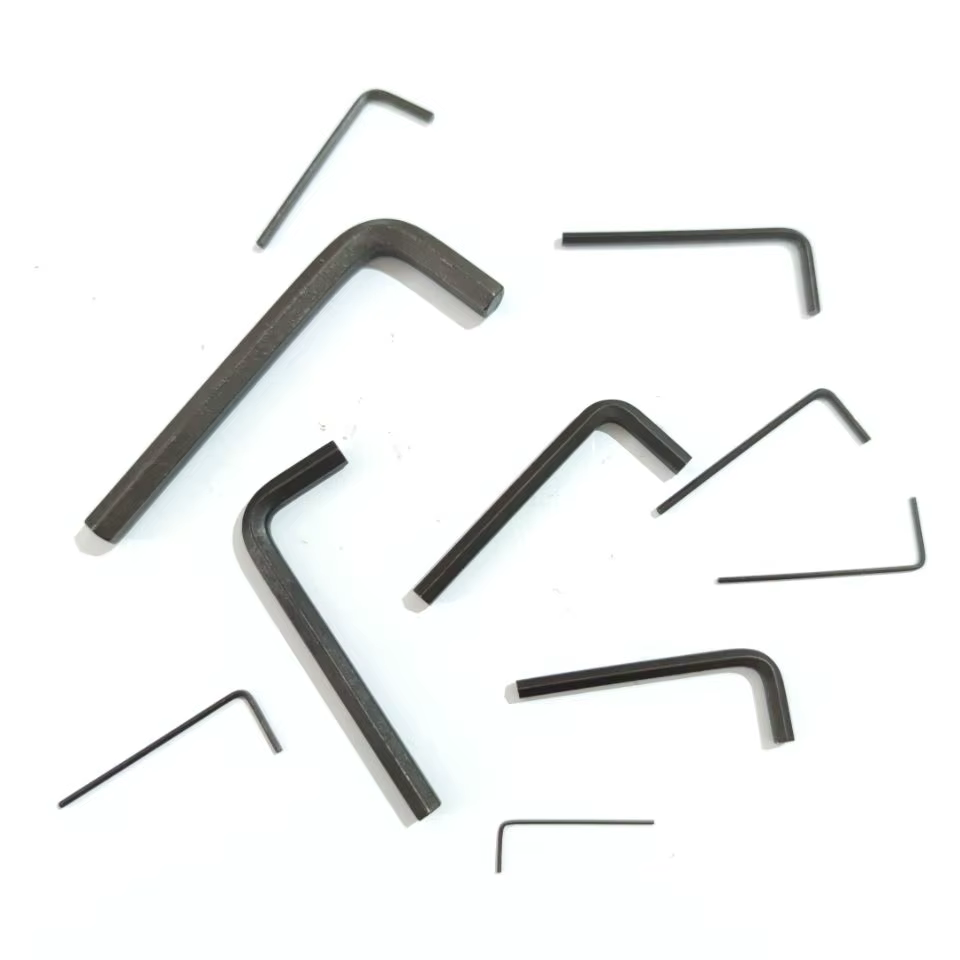1 pièces clé Allen en forme de L argent noir clé hexagonale clé Allen 0.9mm 1.27mm 1.5mm 2mm 2.5mm 3