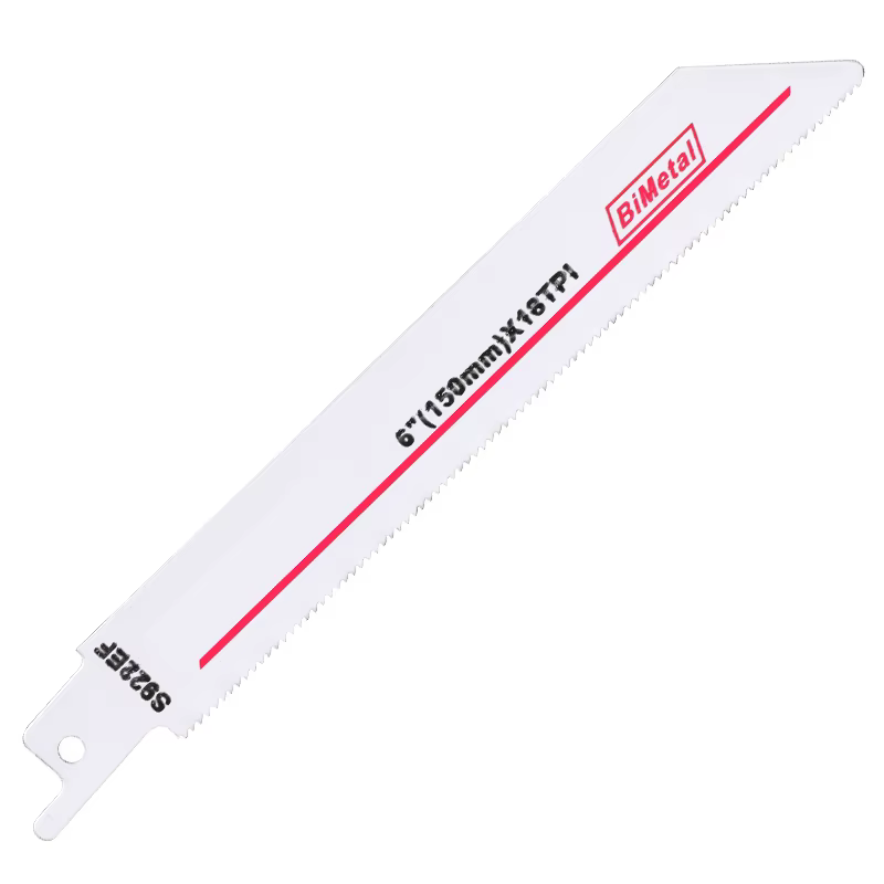 Lame de Scie Sabre S922EF 18TPI BIM, 150mm, 6 en Vrac, pour Ministres le Bois, le Plastique, les Tuy