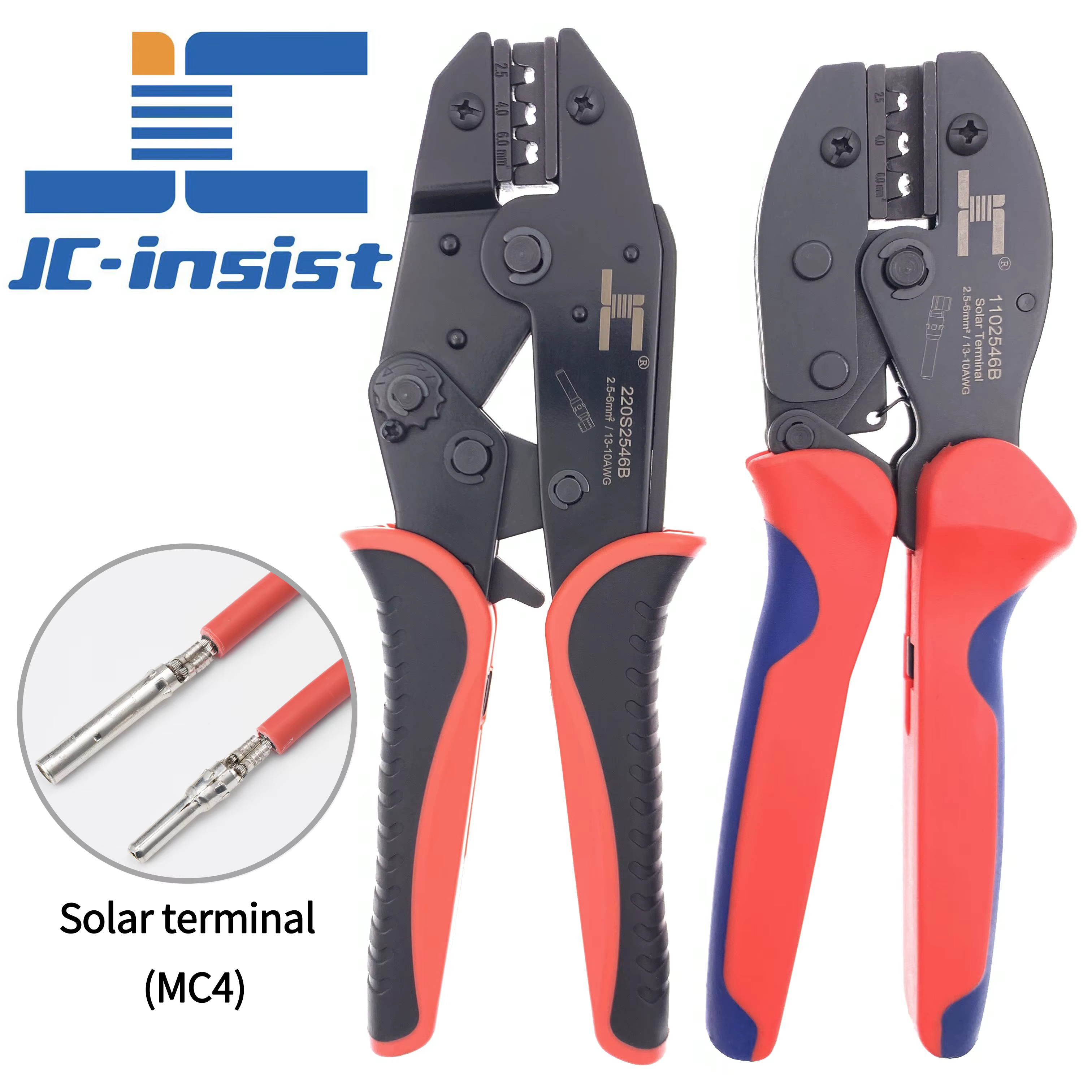 Outil de sertissage solaire pour connecteur photovoltaïque, terminal Voco, sertissage photovoltaïque