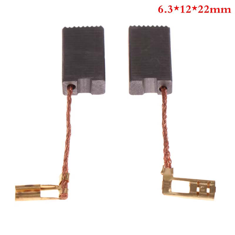 Mini perceuse électrique 6.3x12x22mm, 2 pièces/paires, Mini perceuse, broyeur électrique, remplaceme