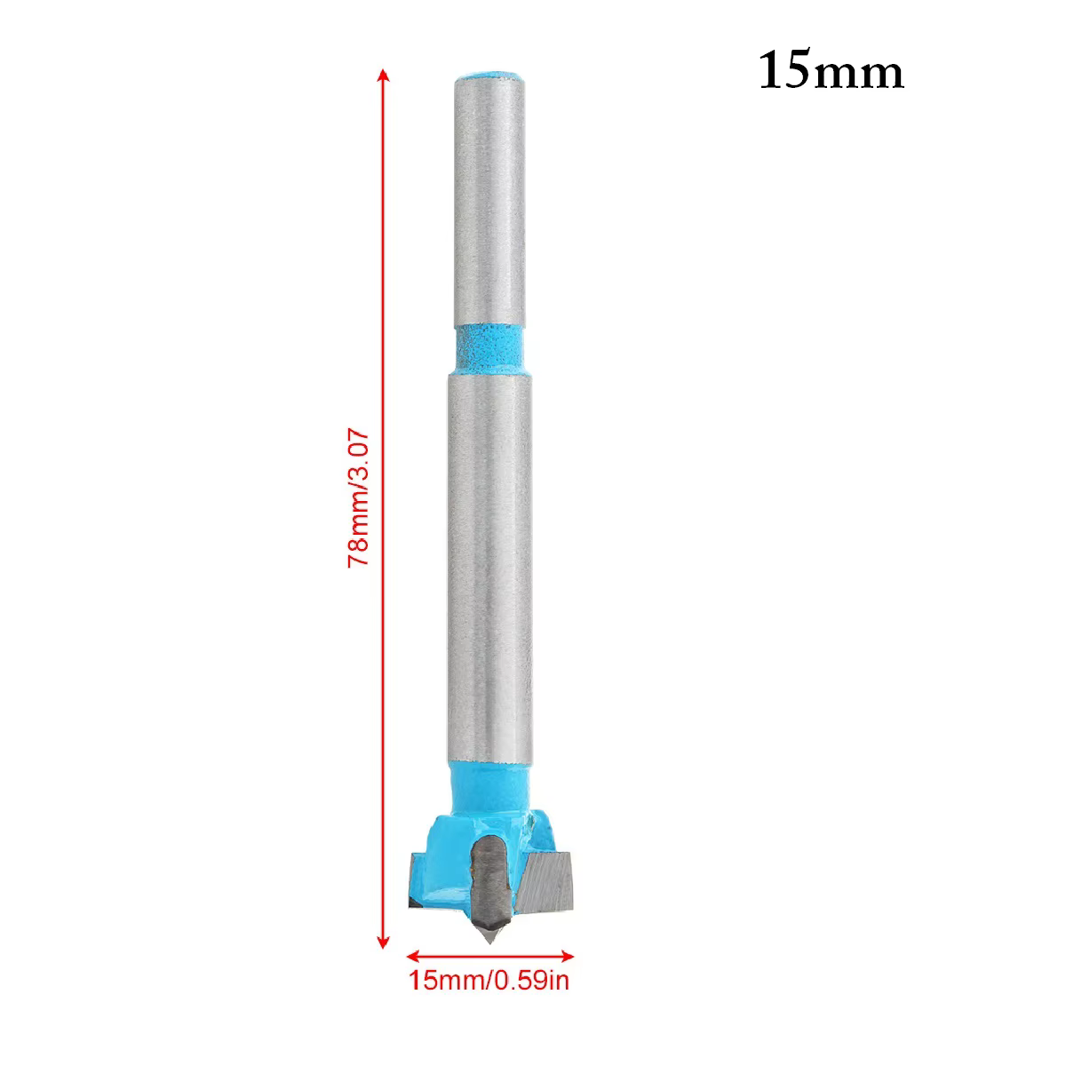 Forets pour scie cloche, outil de travail de calcul, produits en bois, perforation, 15mm, 17mm, 18mm