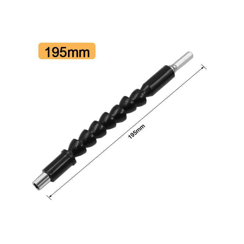 Porte-embout de tournevis d'extension d'arbre Flexible pour perceuse électronique 195mm 250mm 295mm