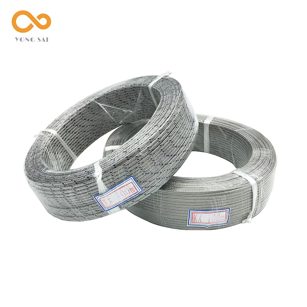 10M 20M 50m 100m K J PT100 Type 0-800 degrés 600 ℃   Fil blindé de compensation de ligne de mesure d