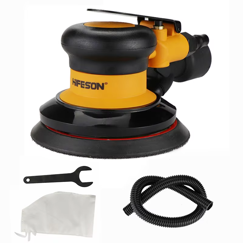 HIFESON ponceuse pneumatique polisseuse-avec aspiration 5 ''125mm outil de soin de peinture de voitu