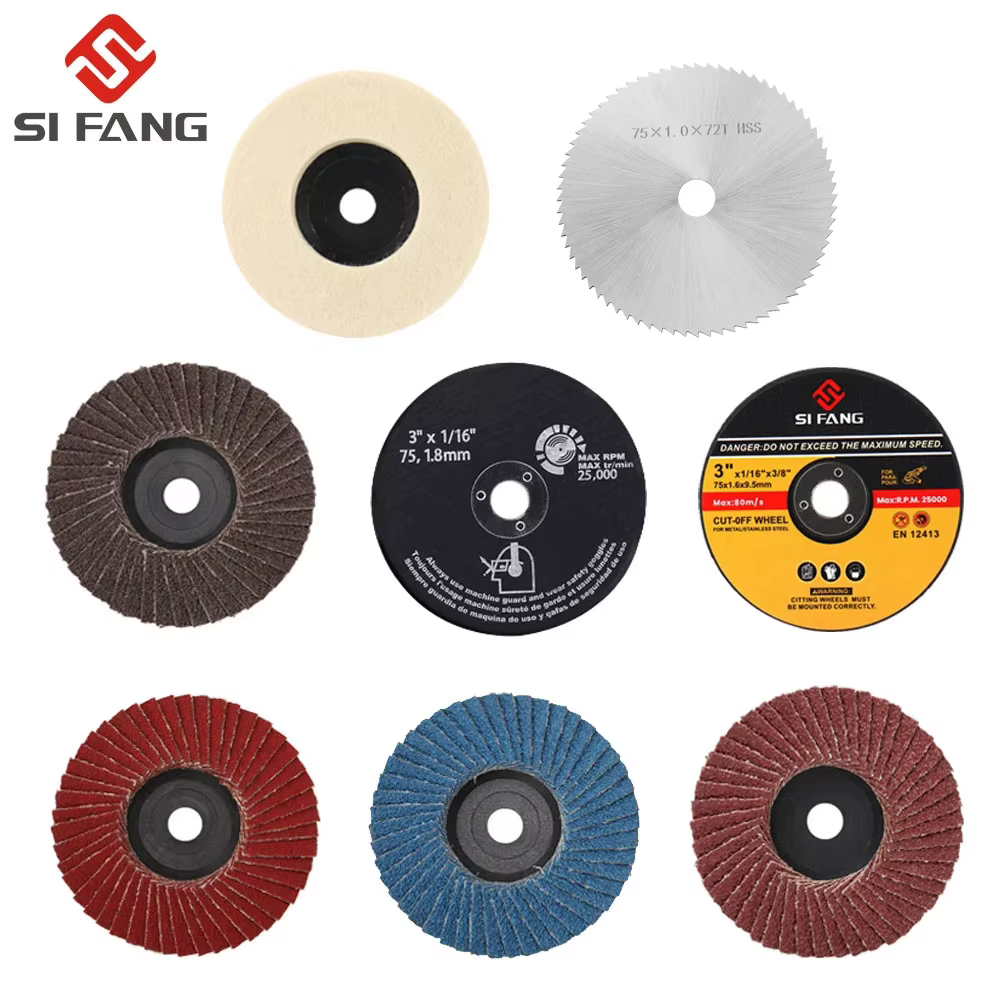 Mini meuleuse d'angle 75mm, disque de coupe circulaire en résine, lames de scie, disque pour couper 