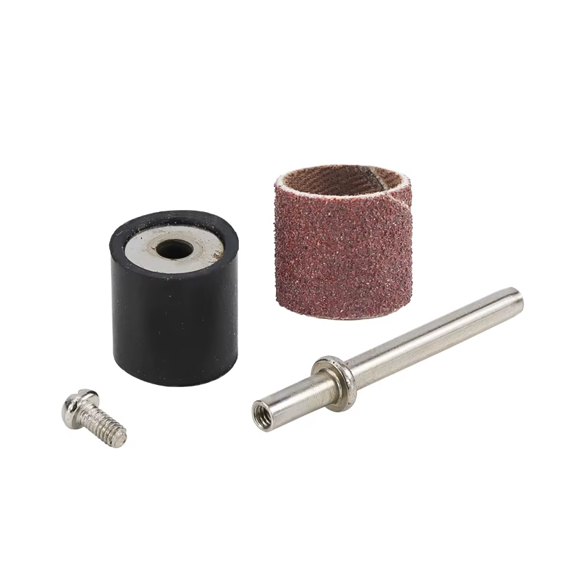 11/102 pièces Kit de tambour de ponçage grain # 80 # 120 # Bande de ponçage 180 pour manchons Dremel