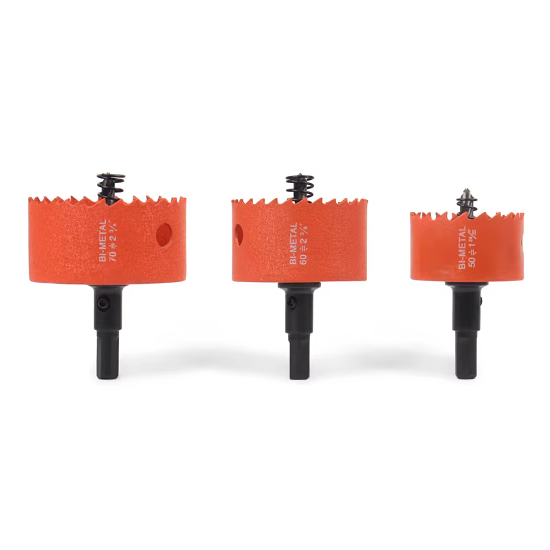 Scie cloche bi-métal de 15 à 200mm M42, outils pour le travail du bois, plaque en plastique, fer fin