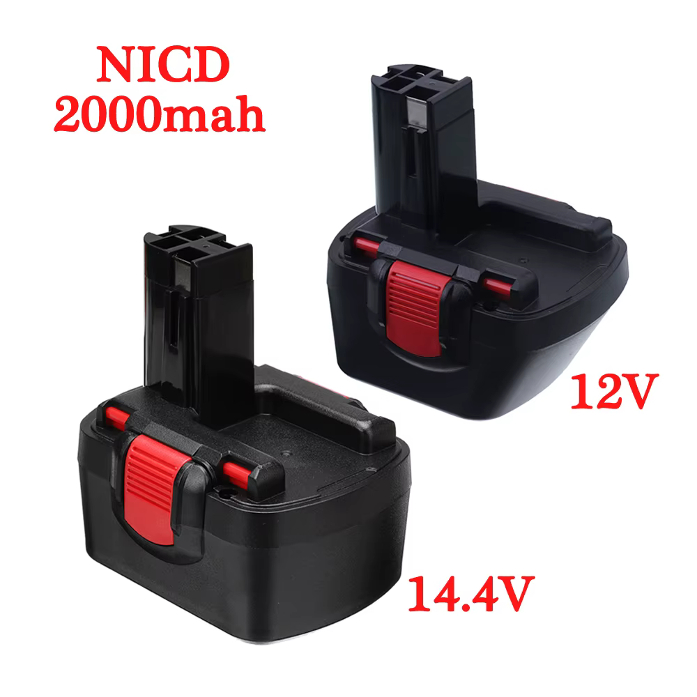 2.0Ah Ni-CD Batterie 12 V Pour Bosch BAT043 GSR 12 VE-2 GSB 12 VE-2 Tournevis perceuse électrique 14