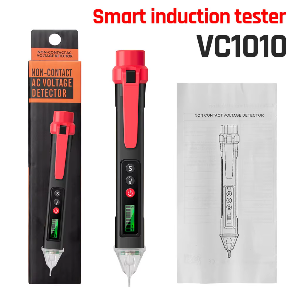 VC1010 affichage numérique détecteurs de tension ca/cc testeur intelligent sans Contact stylo mètre