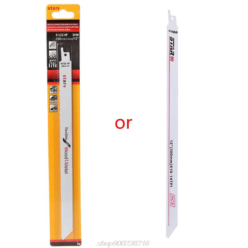 Lame de scie en acier à haute teneur en carbone S122VF, 300mm, 12 ", Flexible et efficace pour la co