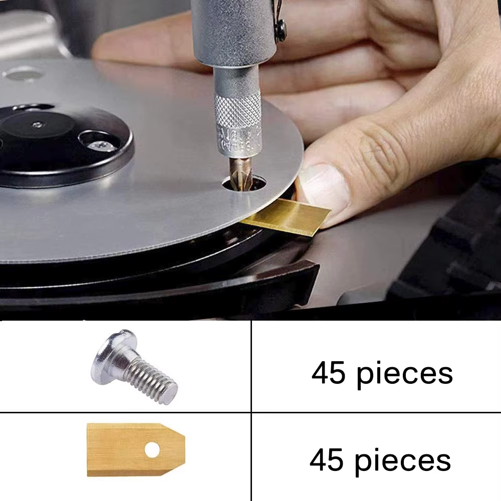 35*18*0.45mm lame de coupe tondeuse à gazon tondeuse à gazon remplacement pièce de coupe pour Husqva
