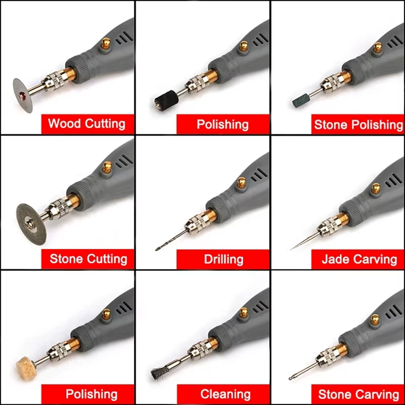 SHENHAOXU 100-240V Mini perceuse stylo de gravure Dremel-outils accessoires-ensemble meulage réglabl