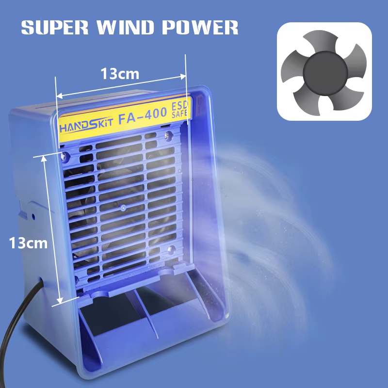 FA-400 ventilateur d'extraction absorbeur de fumée portable filtre à charbon actif éponge ESD extrac