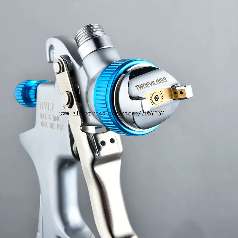 HVLP pistolet à peinture en aérosol pistolet de peinture de voiture alimentation par gravité désinfe