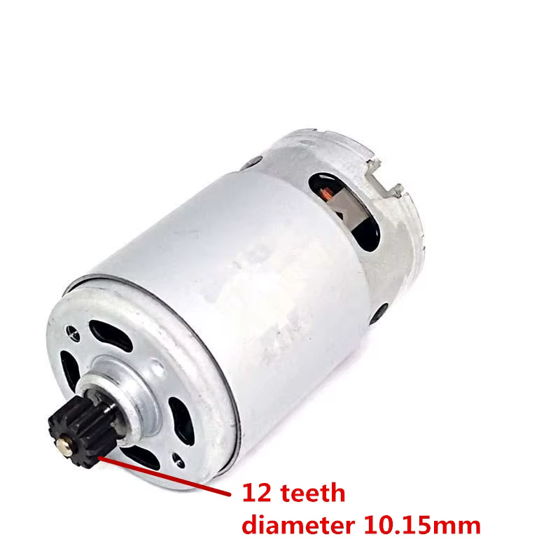 Moteur DC 12 dents 1607022587   Remplacement pour perceuse sans fil BOSCH, tournevis GSR 1800-Li GSR