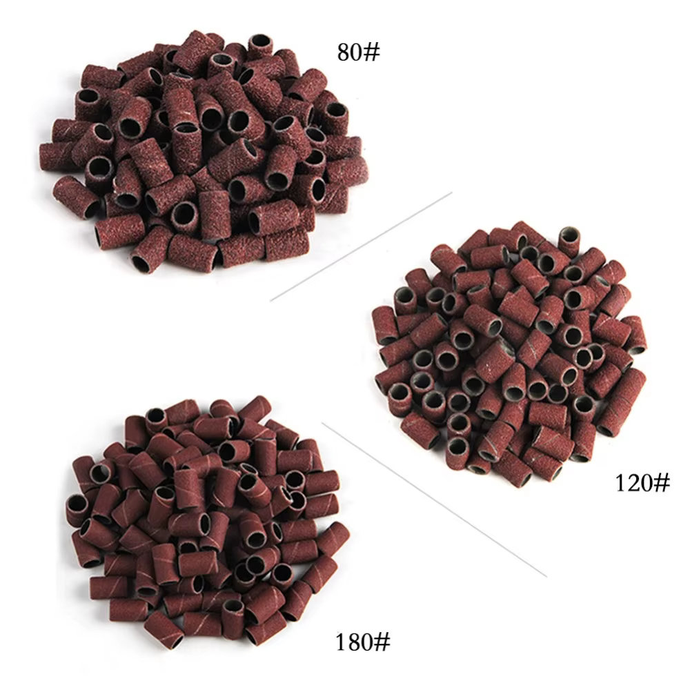 Kit de ponçage au tambour 20-50 pièces 80 #   120 #   180 #   Forets à ongles outils abrasifs access