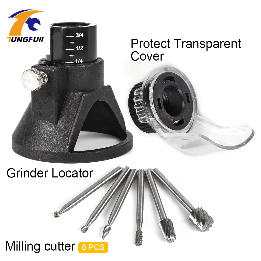 Tungfull DREMEL – couvercle de protection pour broyeur, localisateur sculpté, échelle de meulage ave