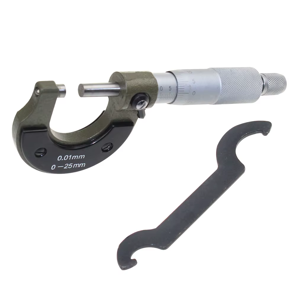 Micromètre extérieur du neuvième monde, jauge 0-25mm/0.01mm, pied à coulisse, outils de mesure avec 