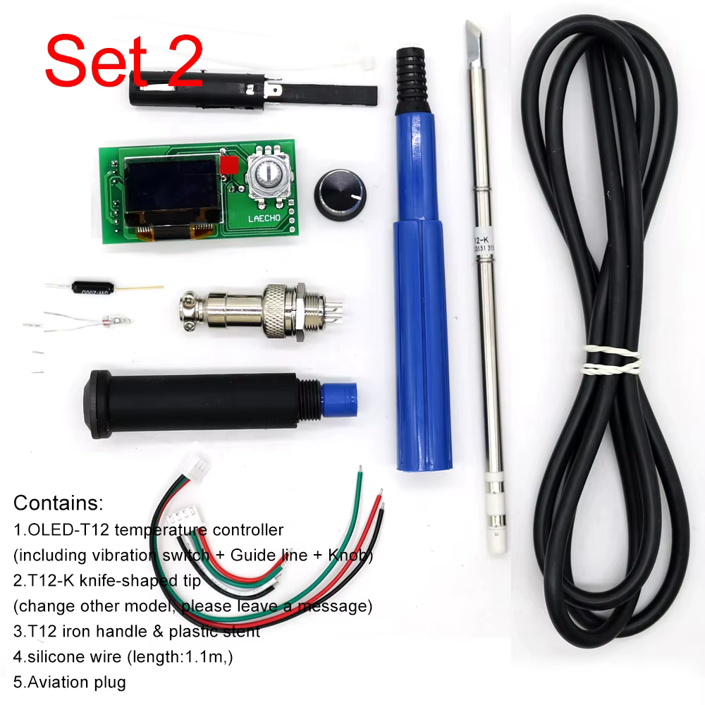 Station de soudage T12 STC-OLED, kits de pièces de bricolage, régulateur de température numérique T1