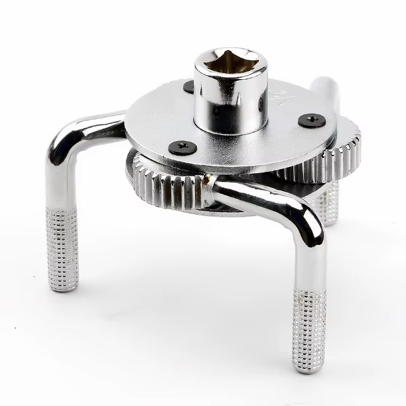 Machine ronde à trois griffes en acier au Chrome Vanadium, clé de filtre à huile, outils de réparati