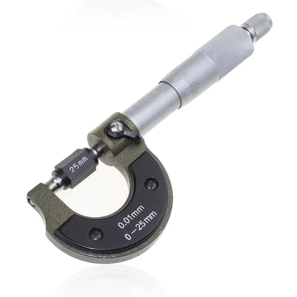 Micromètre extérieur du neuvième monde, jauge 0-25mm/0.01mm, pied à coulisse, outils de mesure avec 