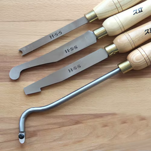 Outils de tournage pour le bois, Gouges à bois HSS A2008 A2020 A2022 A2026