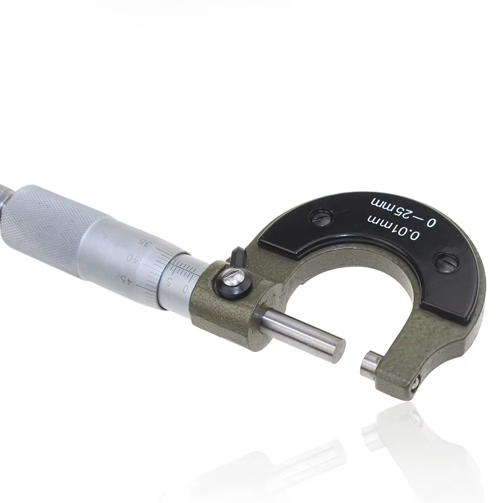 Micromètre extérieur du neuvième monde, jauge 0-25mm/0.01mm, pied à coulisse, outils de mesure avec 