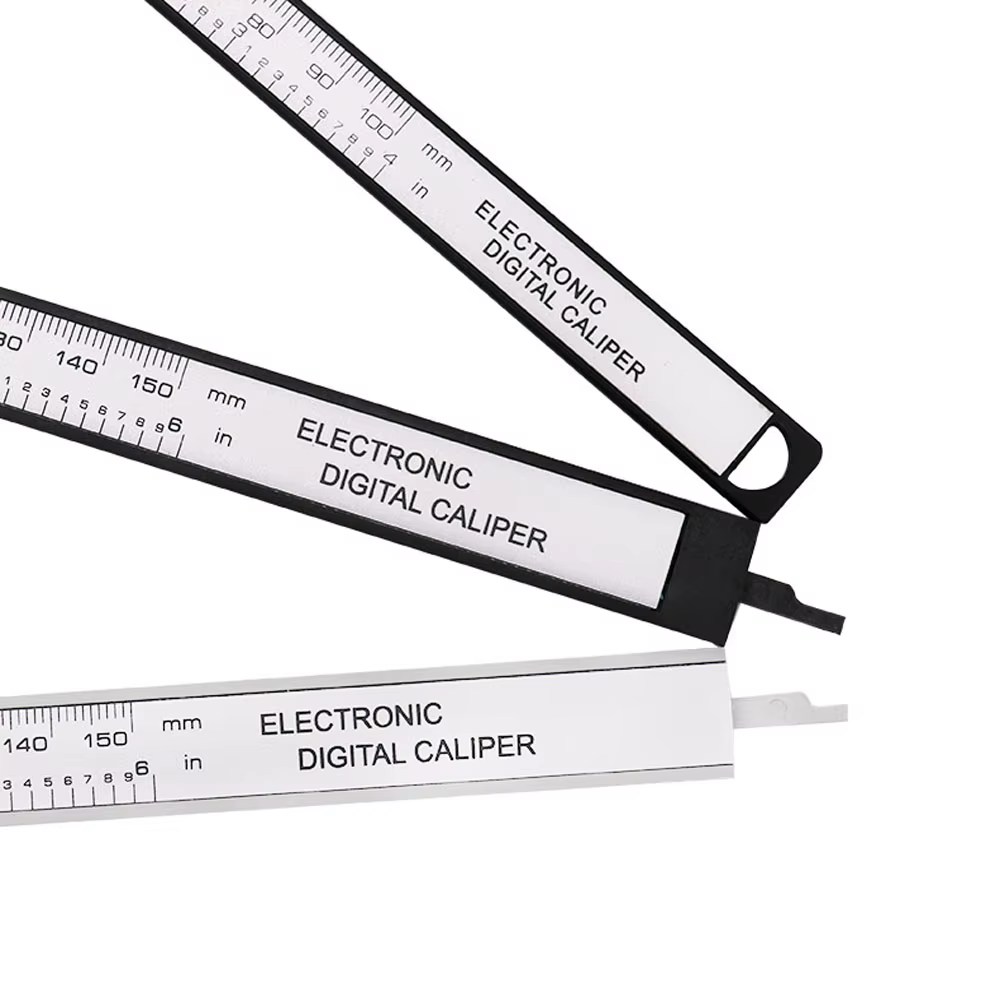 Pied à coulisse numérique électronique, cadran en fibre de carbone, jauge à vernier, outil de mesure