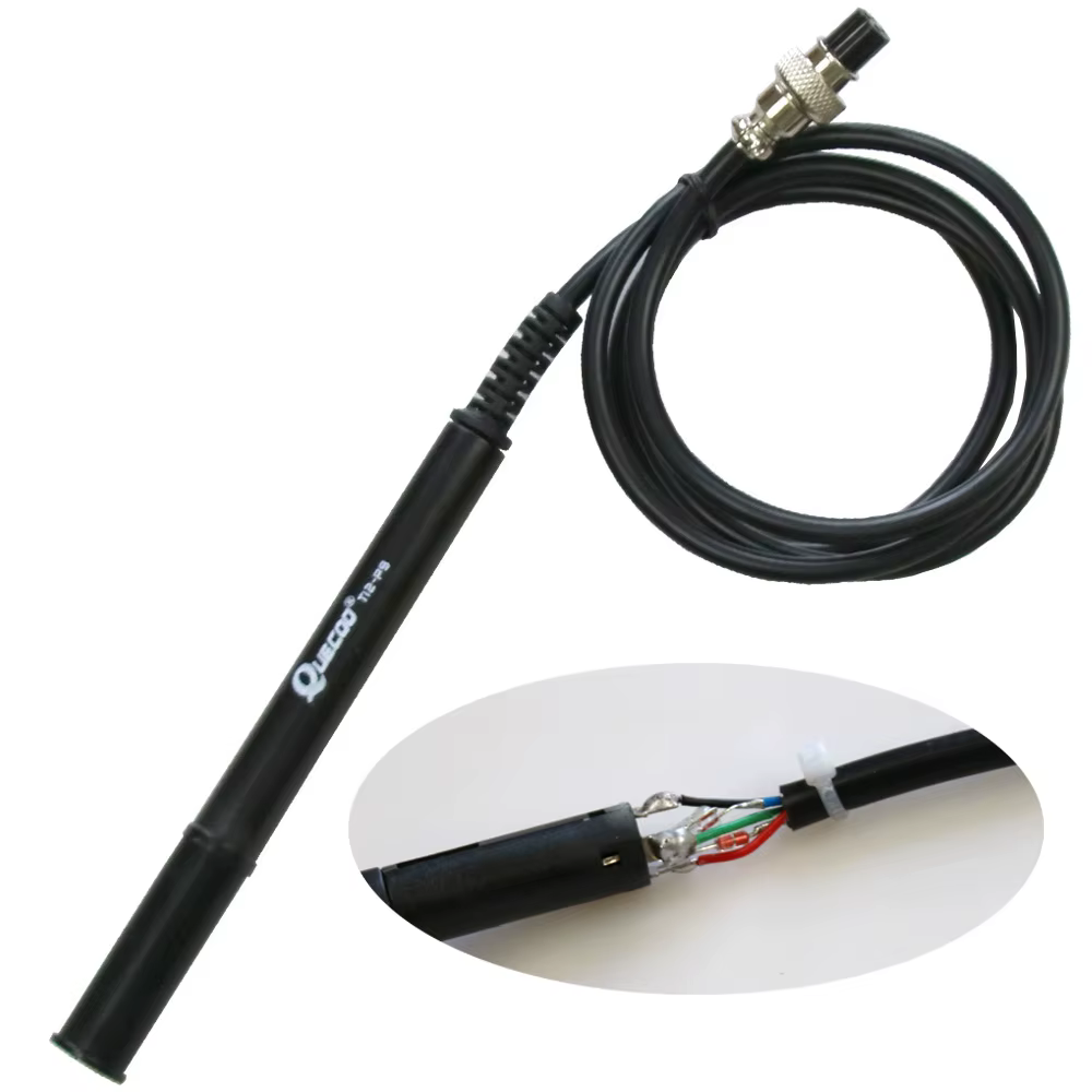 QUECOO 5pin T12-M8 9501 907 P9 poignée 1.1m pour station de fer à souder STM32 T12-955/958 températu