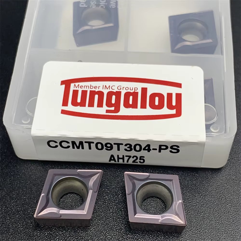 Outil interne d'insertion 10 pièces CCMT09T304-PS AH725 CNC Machine carbure Cutter outil de tournage