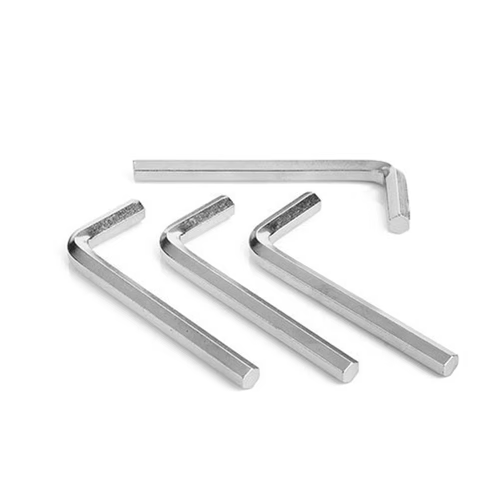 Clé hexagonale 1 pièces clé hexagonale en forme de L clé Allen 0.9mm 1.5mm 2mm 2.5mm 3mm 4mm 5mm 6mm