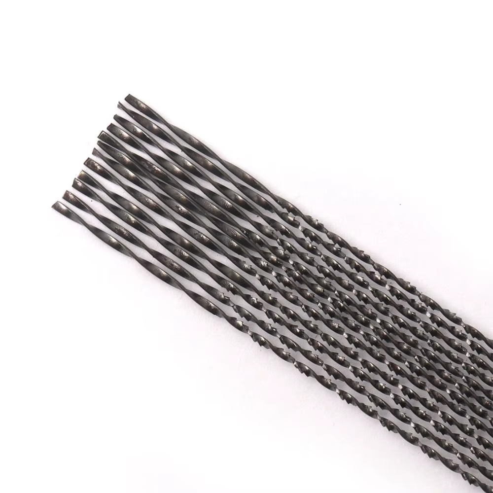 10 pièces 130 mm 2 # /3 # /7 # /8 # Lames de scie à chantourner dents en spirale lames de scie à b