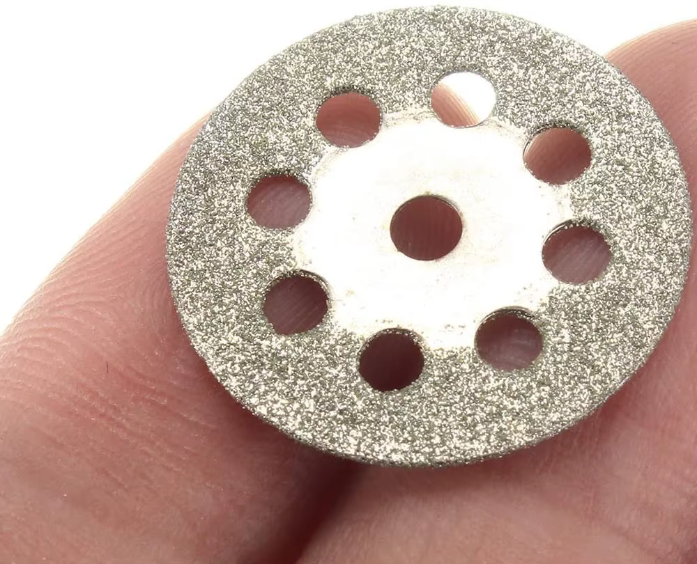 Lame de Scie Diamantée pour Outils Dremel, Mini Disque de Coupe, Pierre, Verre, Carrelage, Métal, Ma