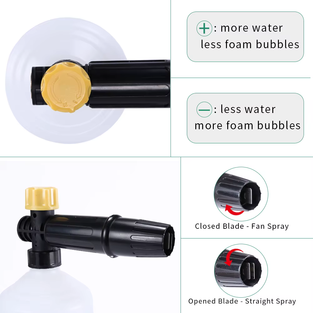 Lance à mousse de neige pour nettoyeur haute pression Bosch AQT Aquatak, pistolet à mousse haute pre