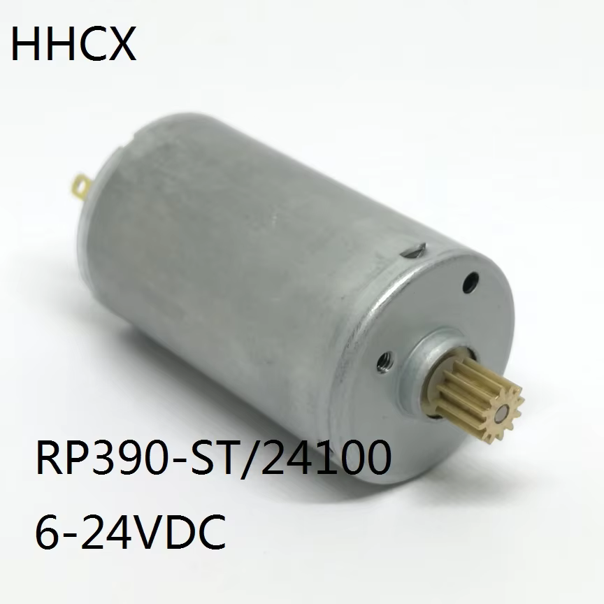 RP390-ST DC Micro Moteur Micro 390 avec pansement de cuivre à 12 dents 6-24VDC 18900RPM pour balayag